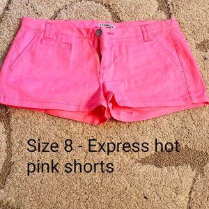 Express Hot Pink Shorts